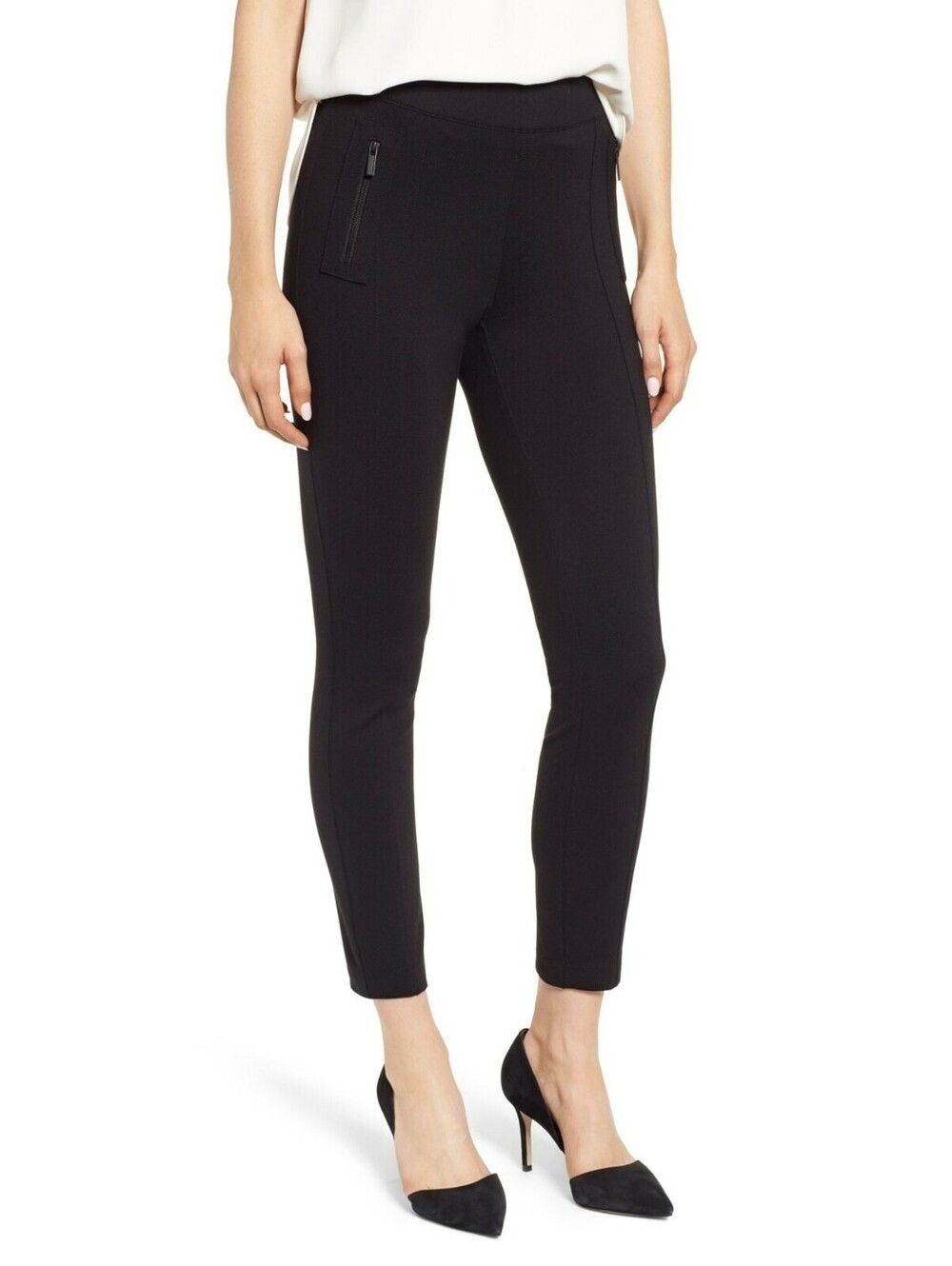 NEW Anne Klein Black Compression Skinny Pants Size 0